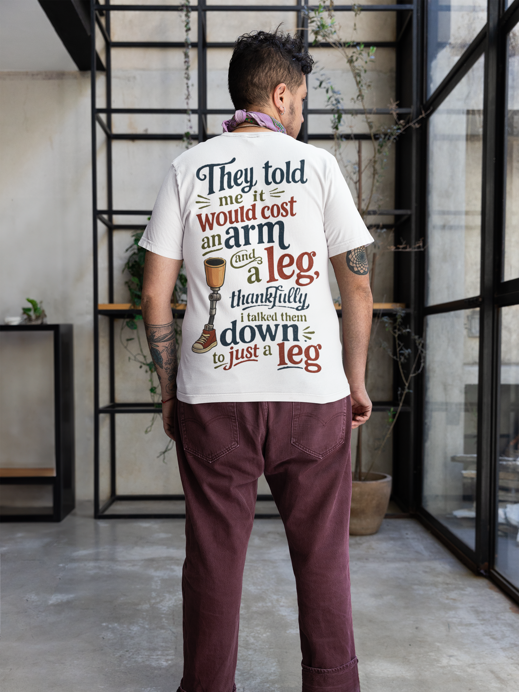 Amputee Humor T-Shirt — Funny Gift for Amputees